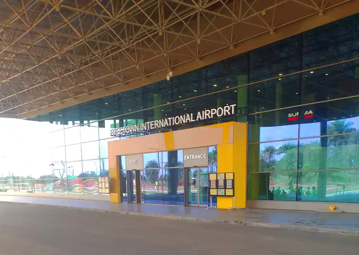 Aeroporto di Freetown, Sierra Leone.